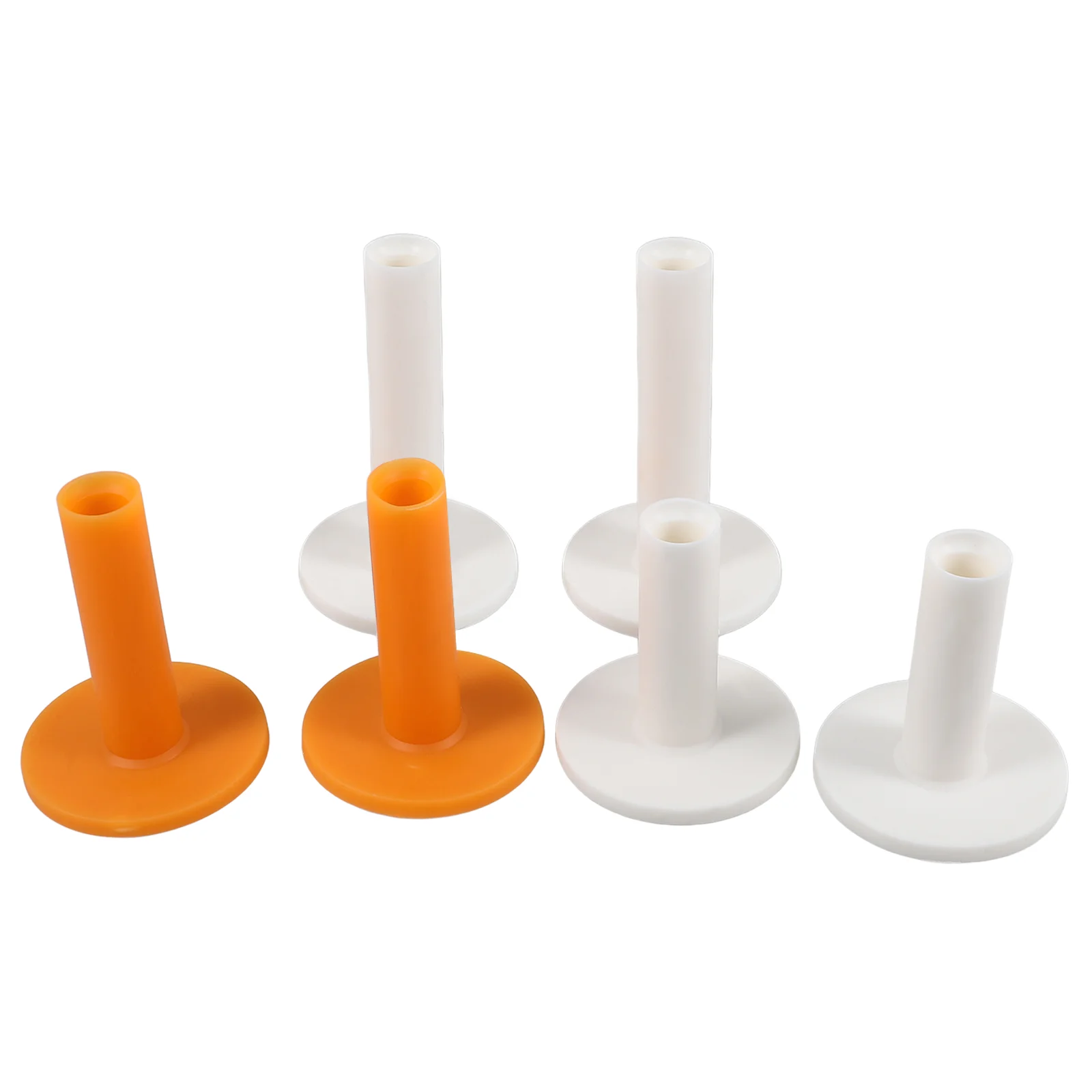 6 Pcs Golf Set Golfs Ball Racks Tees Supplies Indoor+outdoor+mat Practice Holder Rubber Office