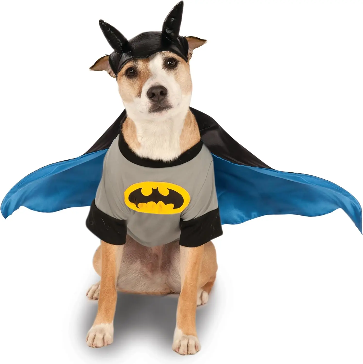 Disfraz de Batman para Perros o Gatos de Rubies, Talla Grande, Superhéroes de Cómics