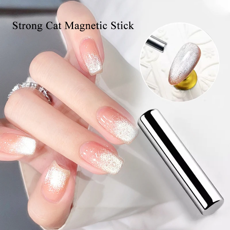 26mm/150mm Strong Cat Magnetic Stick 9D Cylindrical Multi-Function Magnet Pen UV Gel Polish Varnish Nails Art Cat Manicure Tool