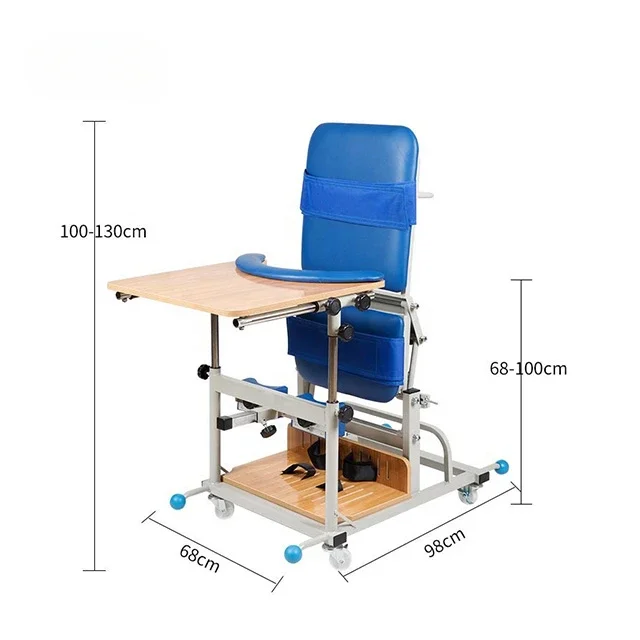 Children's standing frame rehabilitation treatment supplies can be adjusted to help children do standing training