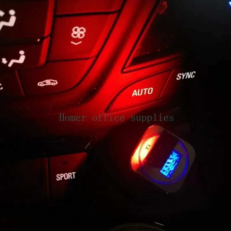 K43B RGBs 색상 변경 USB 자동차 실내 조명 수동 조광기 스위치 및 자동 센서링 사무실 사용을 위한 금속 디자인