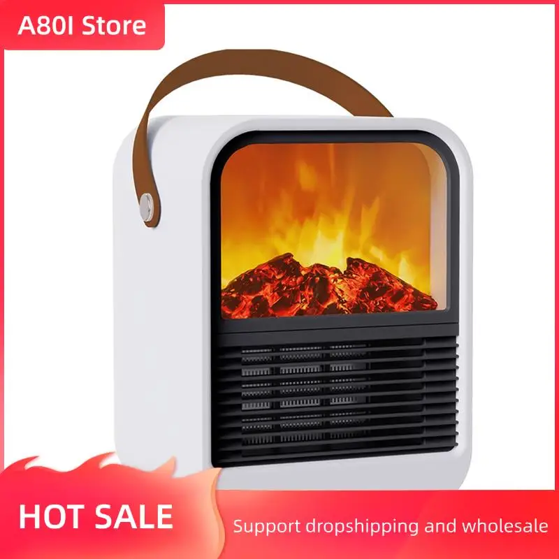 

A80I Электрический обогреватель Портативный настольный вентилятор Отопление Теплый воздуходувка Мини-радиатор Домашний офис Теплее для зимы ЕС Plug Dur