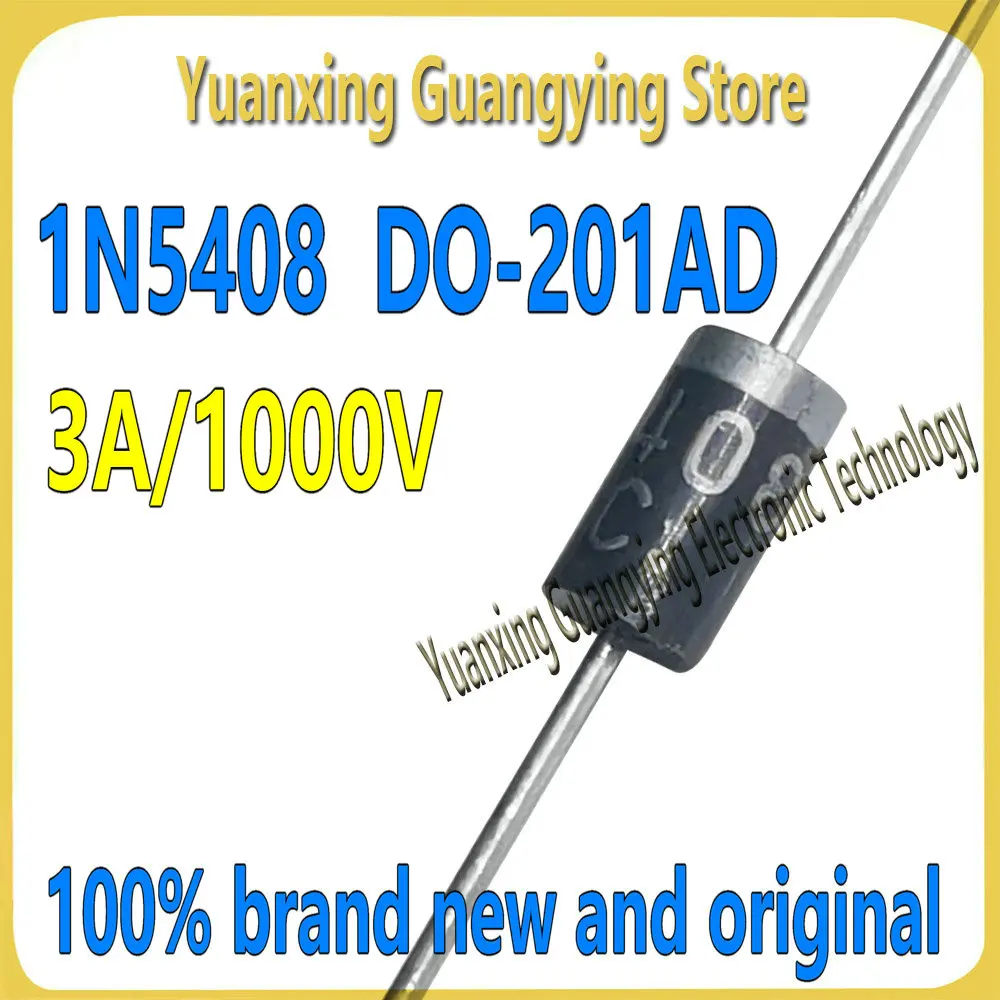 (10 pieces) 1N5408 IN5408 DO-201AD 3A/1000V Rectifier Diode 100% Brand New and Original