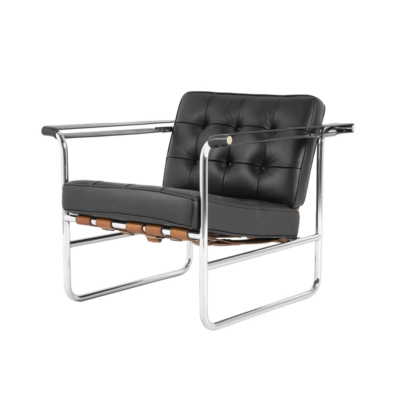 

Leather single armrest leisure luxury negotiation chair