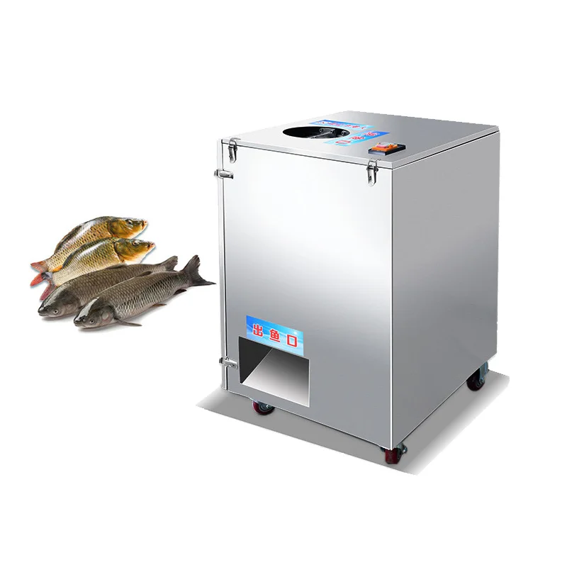 安い商業ステンレス鋼中型 380 ボルトポータブル自動魚洗浄機海上輸送