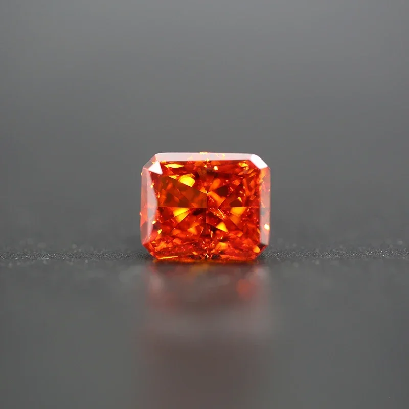 

NEW Cubic Zirconia Red Color Crushed Ice Cut Cubic Zirconia 4K Cutting 5A Grade Gems For Jewelry Making