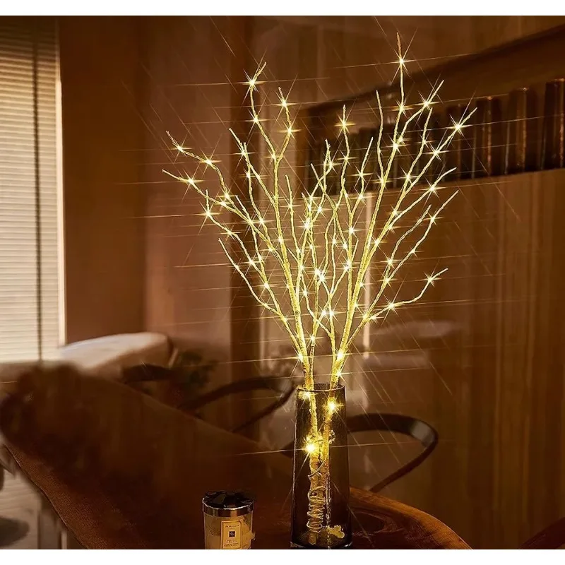Simulation LED branch lights, home decoration creative luminous tree, indoor activity scene atmosphere luminous tree