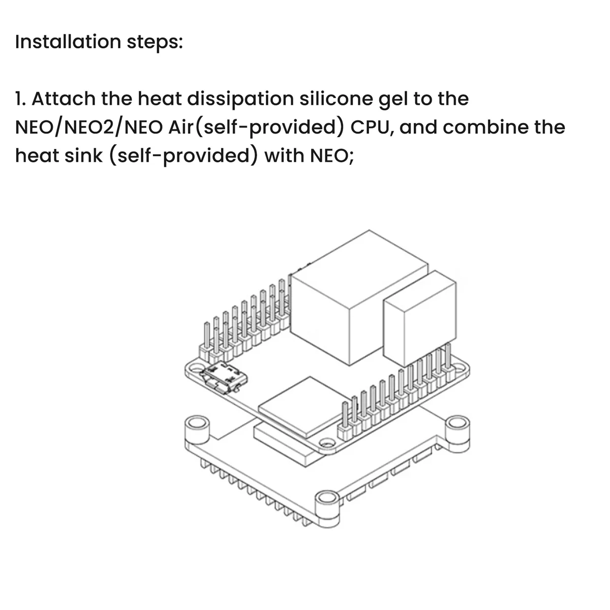 

AB20-For NanoPi NEO Development Board Bracket for NANOPI-NEO/NEO AIR/NEO CORE