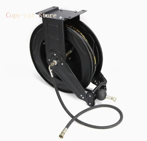

Automatic Retracting Metal Hose Reel Garden Wall Mount Stainless Steel Hose Reel Air Carwash High Pressure Washer Hose Reel