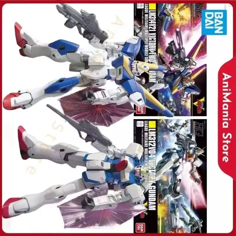 

Bandai Original Model Kit GUNDAM HGUC 1/144 VICTORY GUNDAM Anime Action Figure Assembly Model Toys Gifts for Boys Collectible