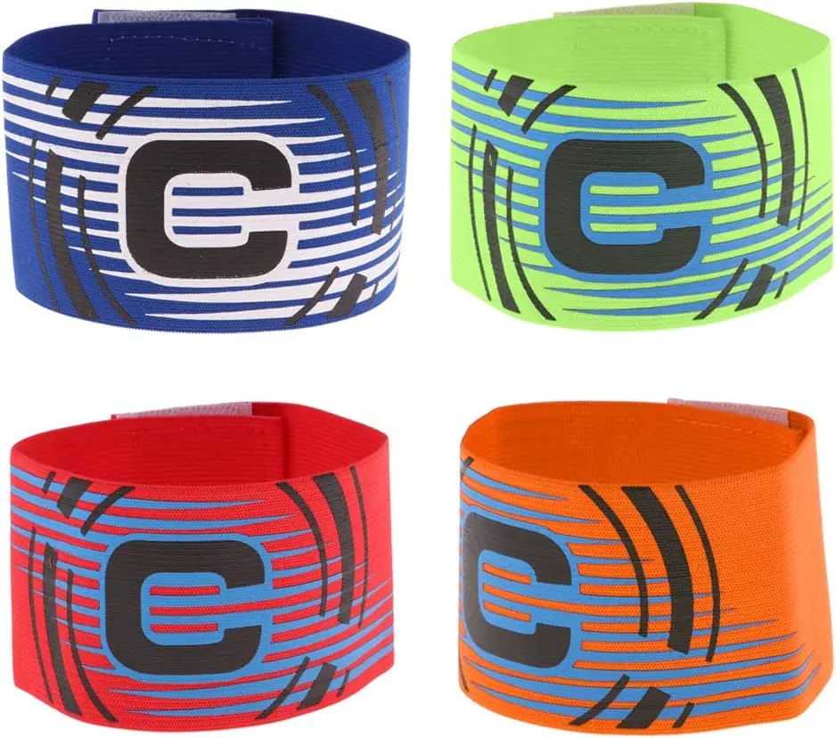 Captain Armband,Football Captains Armbands Elasticated Armband Captain Bandage for Soccer Football Hockey Rugby Netball