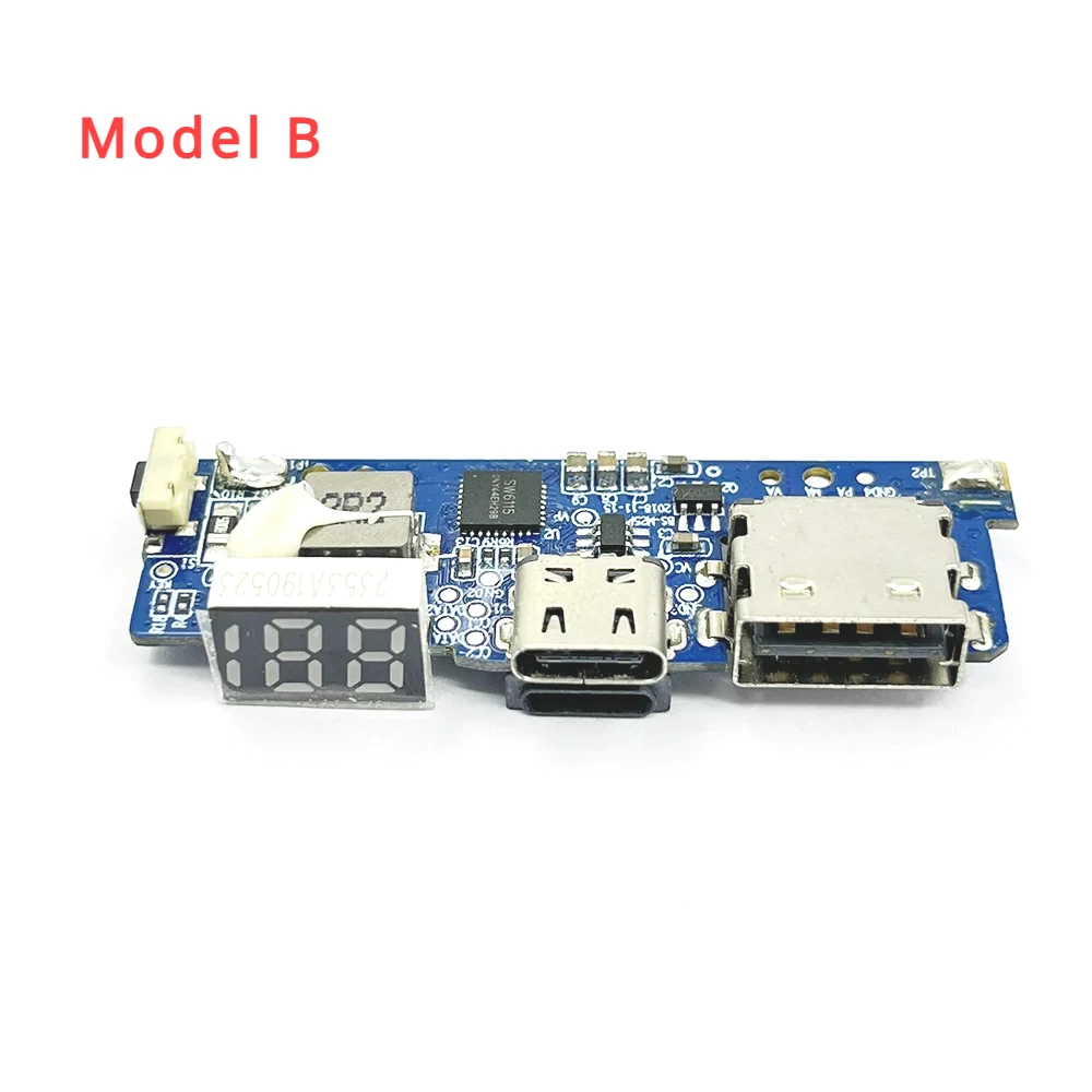 DC 5V 3A SW6115 Quick Charging Circuit Board USB-C/Apple Fast Charger Module for 3.7V 18650 Li-ion Battery DIY Power Bank Apple