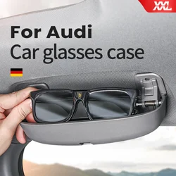 Installing the glasses case For Audi A3 8v 8l A4 B6 B7 B8 B9 A5 A6 C5 C6 C7 A7 Q3 Q5 Q7 S3 S4 S5 S6 A1 Sline Inter Accessories