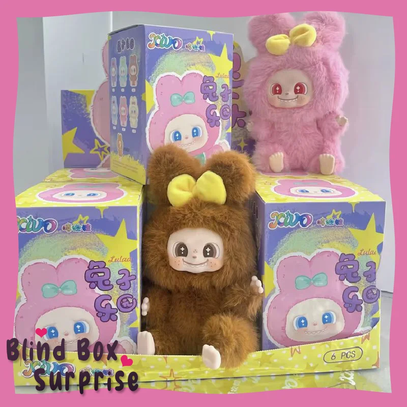 

Оригинальная слепая коробка XIVO Lulaa Rabbit Paradise Series, плюшевая виниловая слепая коробка Kawaii, кукла-кролик, игрушка для спальни, подарок-сюрприз для девочки