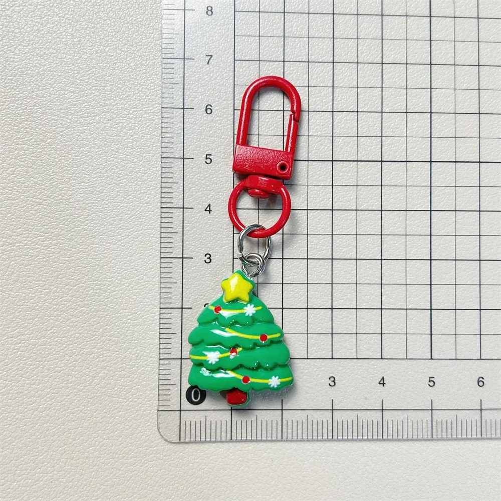 5/10 قطعة لطيف الكرتون الأيائل سانتا المفاتيح ، حفلة عيد الميلاد عيد ميلاد الربيع مهرجان السنة الجديدة الزفاف كرنفال هدية تذكارية