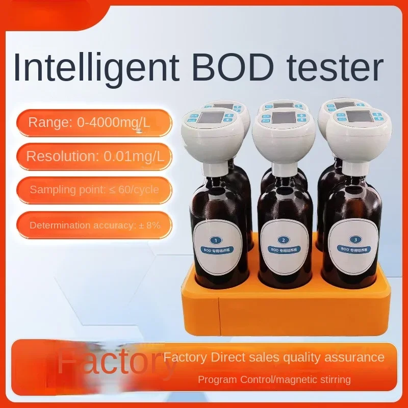 YT-BOD6A Intelligent Bod Biochemical Oxygen Demand Meter High Precision Water Pollution Detector