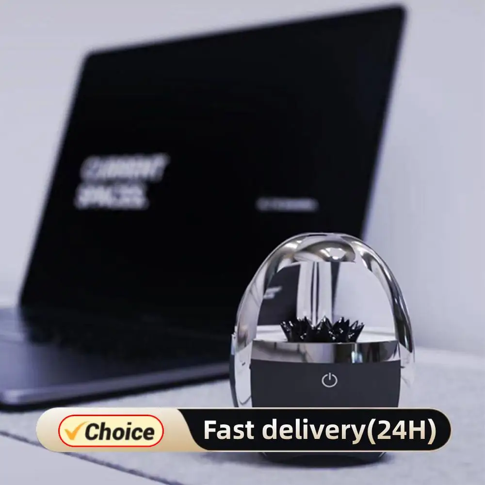 

Desktop Subwoofer 4-Color Customizable Lights Dancing Ferrofluid BT Speaker for Home Office Decor Birthday Gifts for Men Women