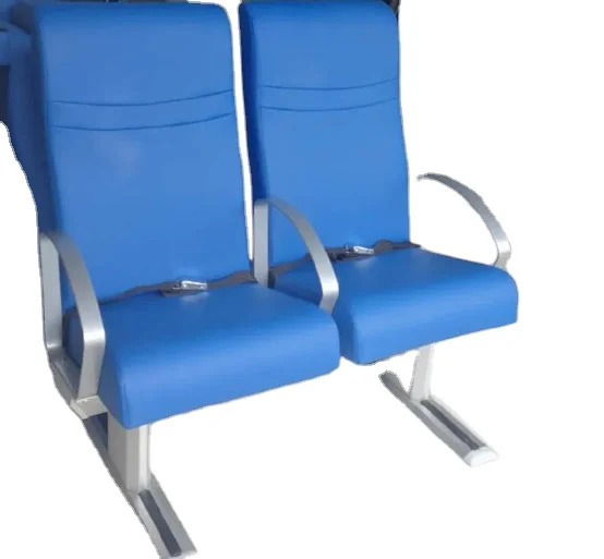 

Marine Ferry Seats Boat Ship Aluminum PU Luxury Fireproof Waterproof Passenger Seat Chair