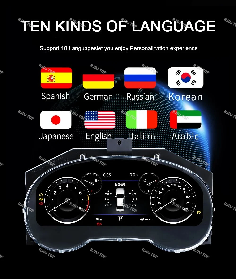 Linux For Nissan Pathfinder Teana Altima 2012- 2020 Digital Cluster LCD Dashboard Cockpit Virtual Instrument Speed Meter