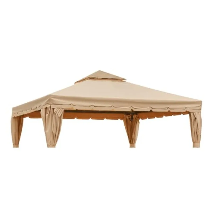 Reinforced RipLock 350 Replacement Canopy Top Cover Compatible with Erommy 12' x 12' Square Gazebo Models B088NCCWXF, HWG-027C