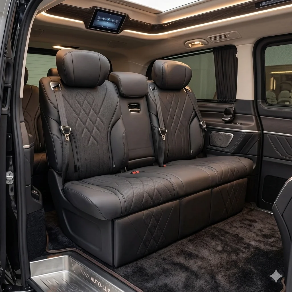 

Customized Luxury 3-Seater Car Seat For Business Vehicle Refit & Luxury MPV Interior Modification