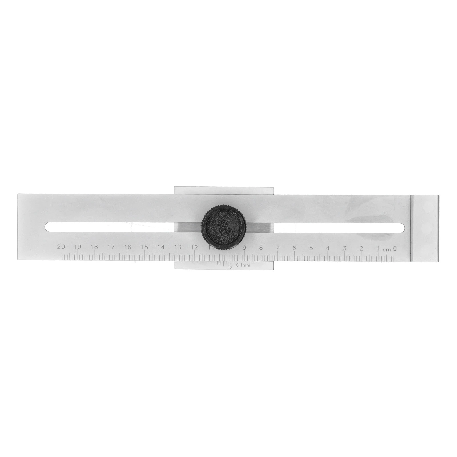 Hole Scribing Ruler 0200mm Woodworking Scribe CrossedOut Tool Carpentry Marker Line Gauge