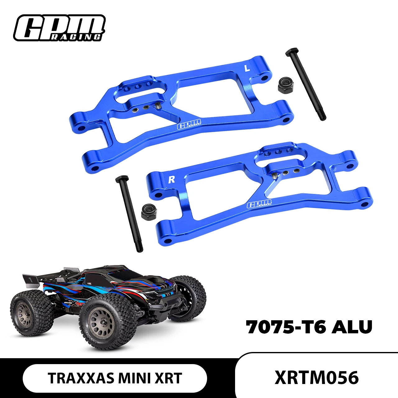 

GPM 7075 Alloy Rear Lower Suspension Arms For TRAXXAS Mini XRT VXL 3S 10727