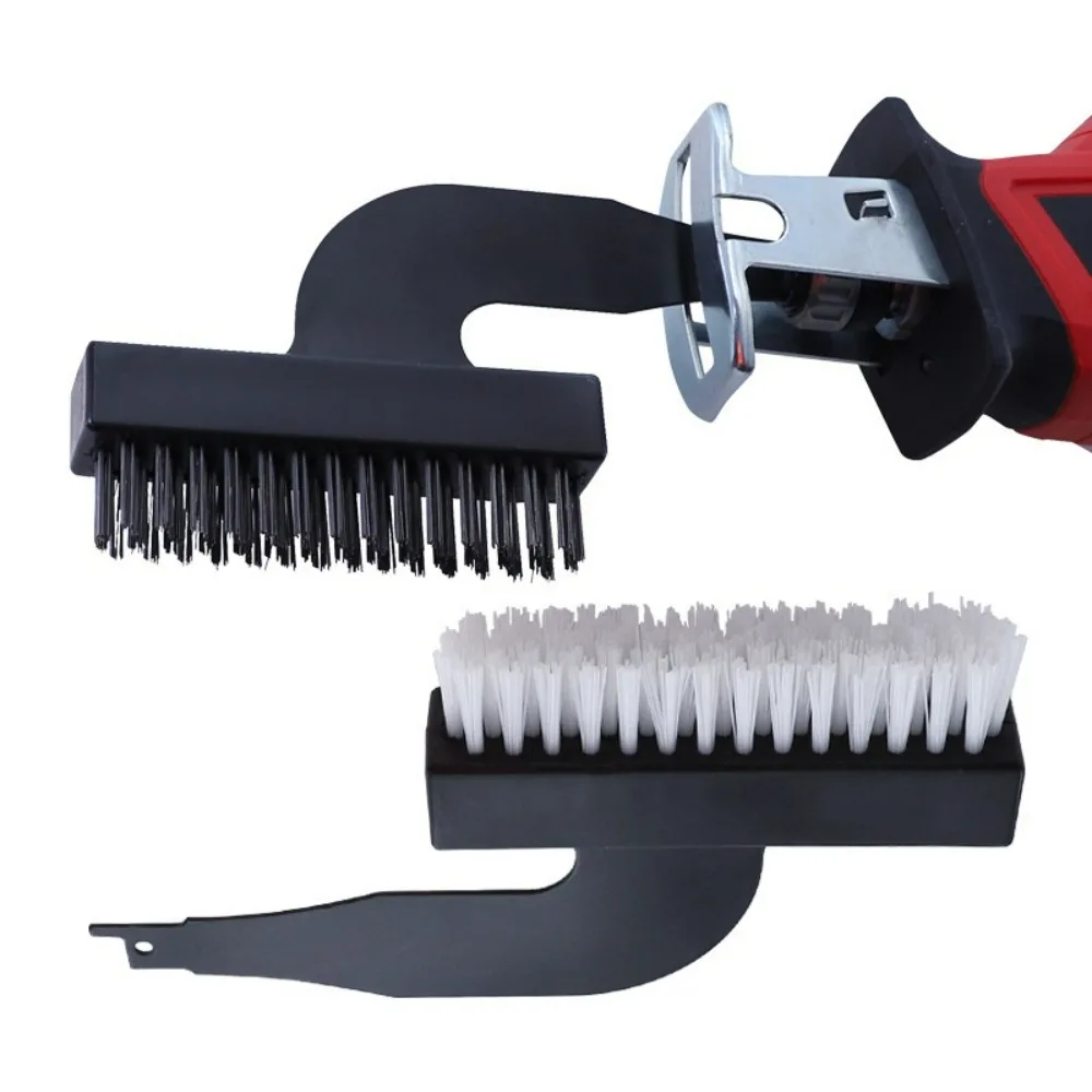Electric Wire Cleaning Drill Brush Derusting Polishing Tools Horse Knife Saw Reciprocating Saw Brush Head Clean Tool Accessories