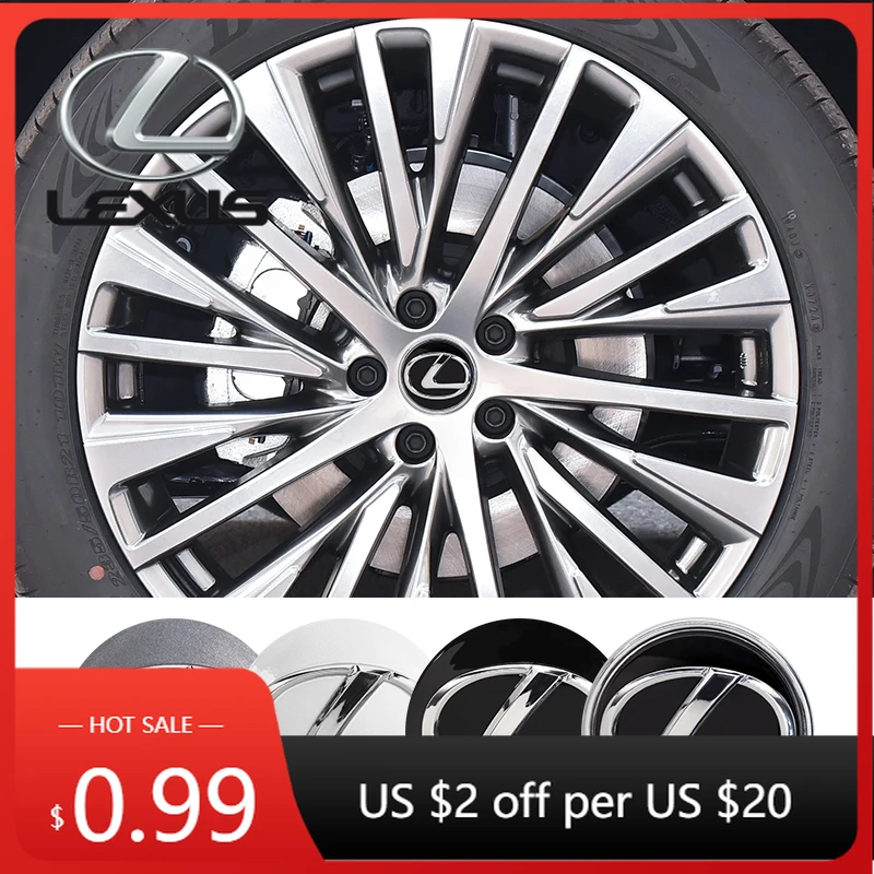 

Interior Stickers 4Pcs 62mm Wheel Hub Center Caps For Lexus Badge Cover Hubcaps For NX200T ES200 ES350 IS300 RX240 GS450h LS500h