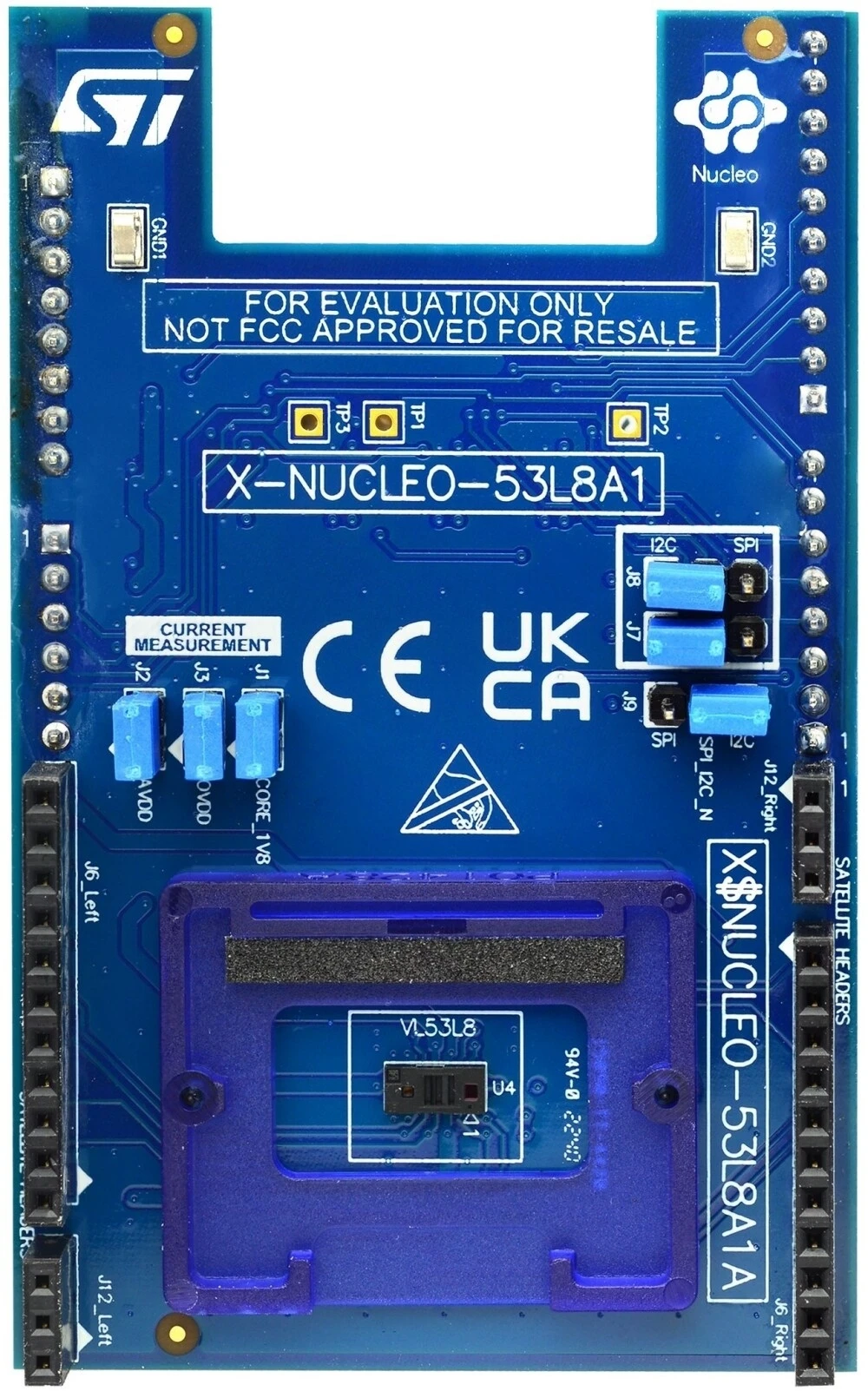 X-NUCLEO-53L8A1 Expansion Board VL53L8CX Time of Flight 8x8 Multi-Zone Sensor