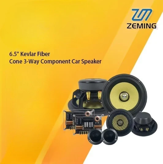 Altavoces coaxiales de 3 vías de 6.5 pulgadas para coche, altavoces de rango medio, altavoces de puerta, altavoces coaxiales de 6.5 pulgadas con excelente calidad de sonido