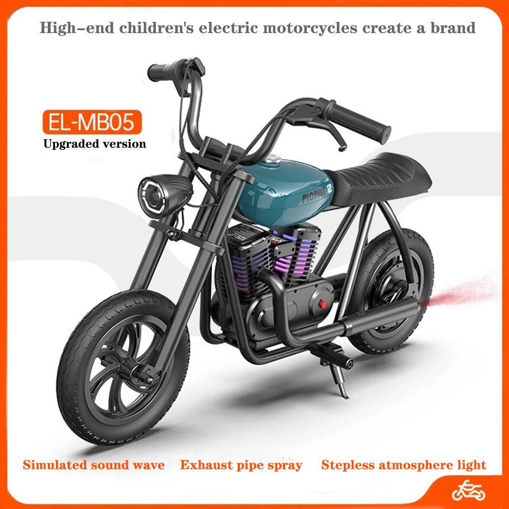 

Factory Direct Sales Children's Electric Motorcycle Harley Style Off-Road Two -Wheeler 3 Speed Transmission Toy Car 2024 Go Kart