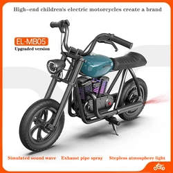 Factory Direct Sales Children's Electric Motorcycle Harley Style Off-Road Two -Wheeler 3 Speed Transmission Toy Car 2024 Go Kart