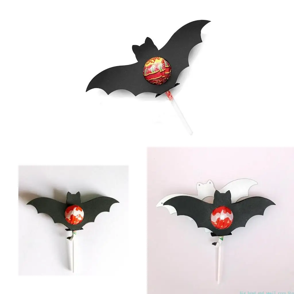 581C Halloween Bat Lollipop Holder Metal Cutting Dies DIY Stamps Crafts Template Mold Stencils for Embossing Scrapbooking
