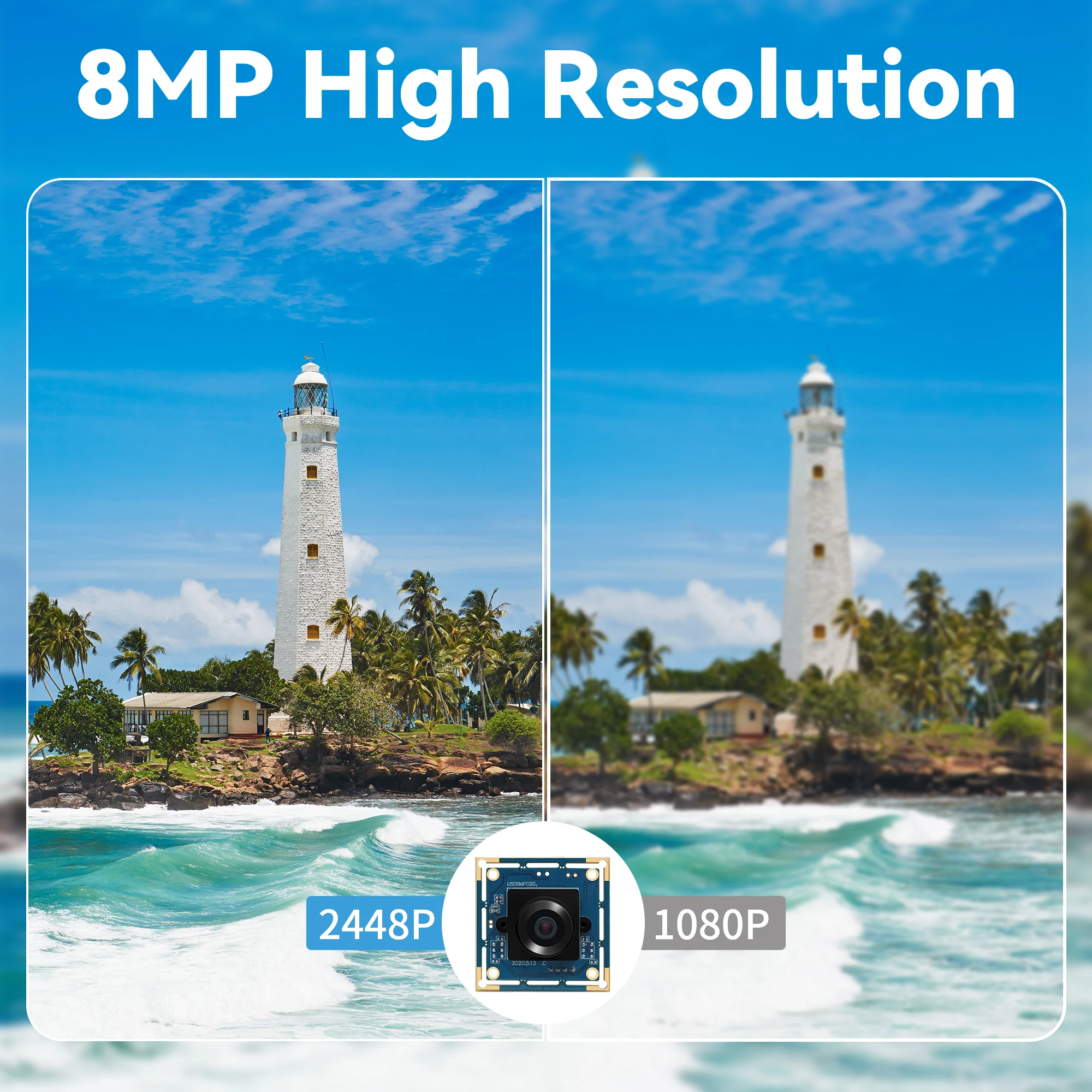 module-de-camera-video-industrielle-elp-8mp-imx179-3264x2448-uhd-fisheye-120-°-190-°-webcam-usb-a-focale-fixe-pour-l'ia-la-vision-artificielle