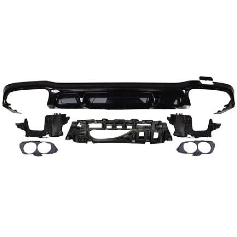 

Suitable for Mercedes-benz E-Class W213 E53 rear diffuser black E53 rear lip