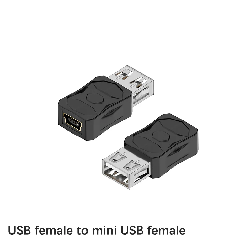 Usb To Micro USB Mini USB Adapter Two Way Converter Support Charging Data Sync 480Mbps Connector Two Way Adapter