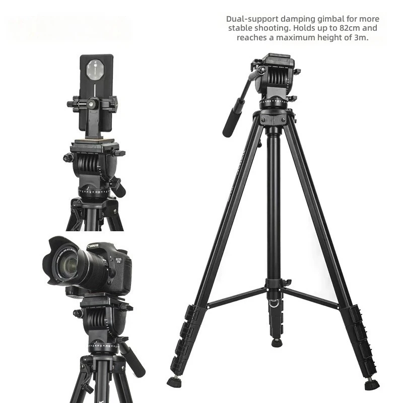 

tripod height 3 meters VCT3000 professional hydraulic gimbal camera tripod overhead camera stand