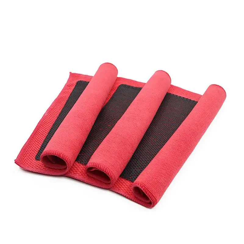 Car Detailing Rags Mesh Hollow Clay Bar Mitt Microfiber Clay Towel Car Polishing Cleaning Supplies Clay Decontamination Towel