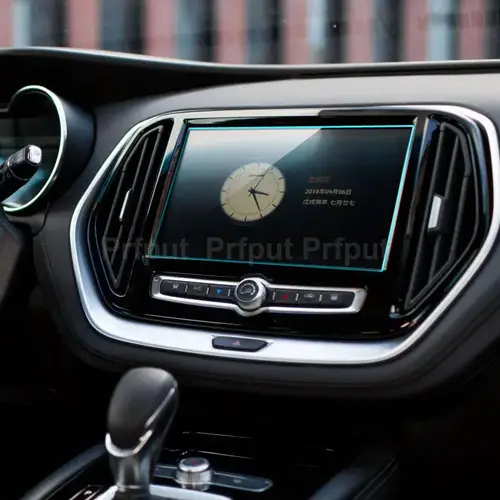 Imagen 1 del producto Protector de pantalla de vidrio templado para Jetour X70 2018-2021, pantalla de navegación GPS de infotainment para coche de 10,1 pulgadas, pegatina protectora automática