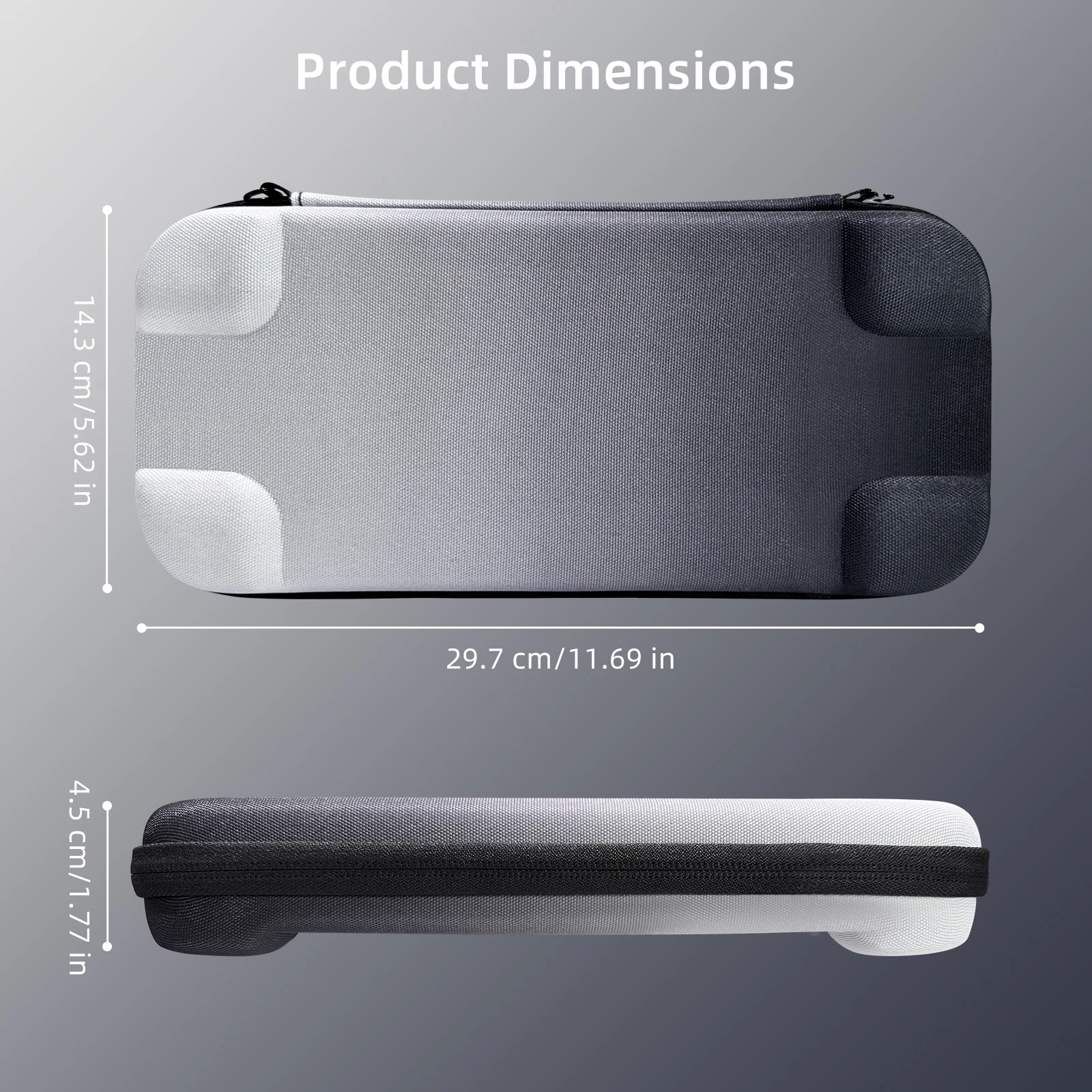 Travel Portable Storage Bag For Switch 2 EVA Hard Carrying Case Large Space Shockproof for Switch2 Gaming Accessories