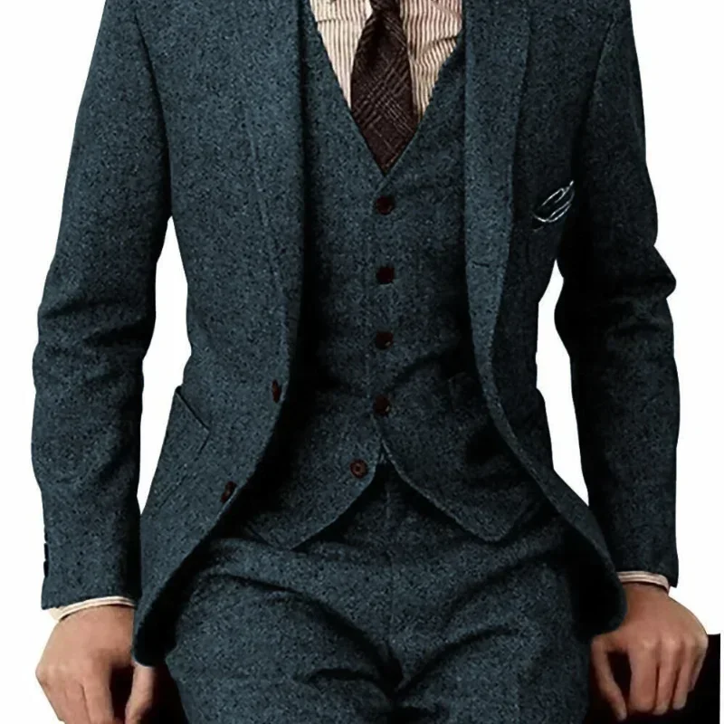 2075  Tailor tailored slim professional suit advanced business wool suit