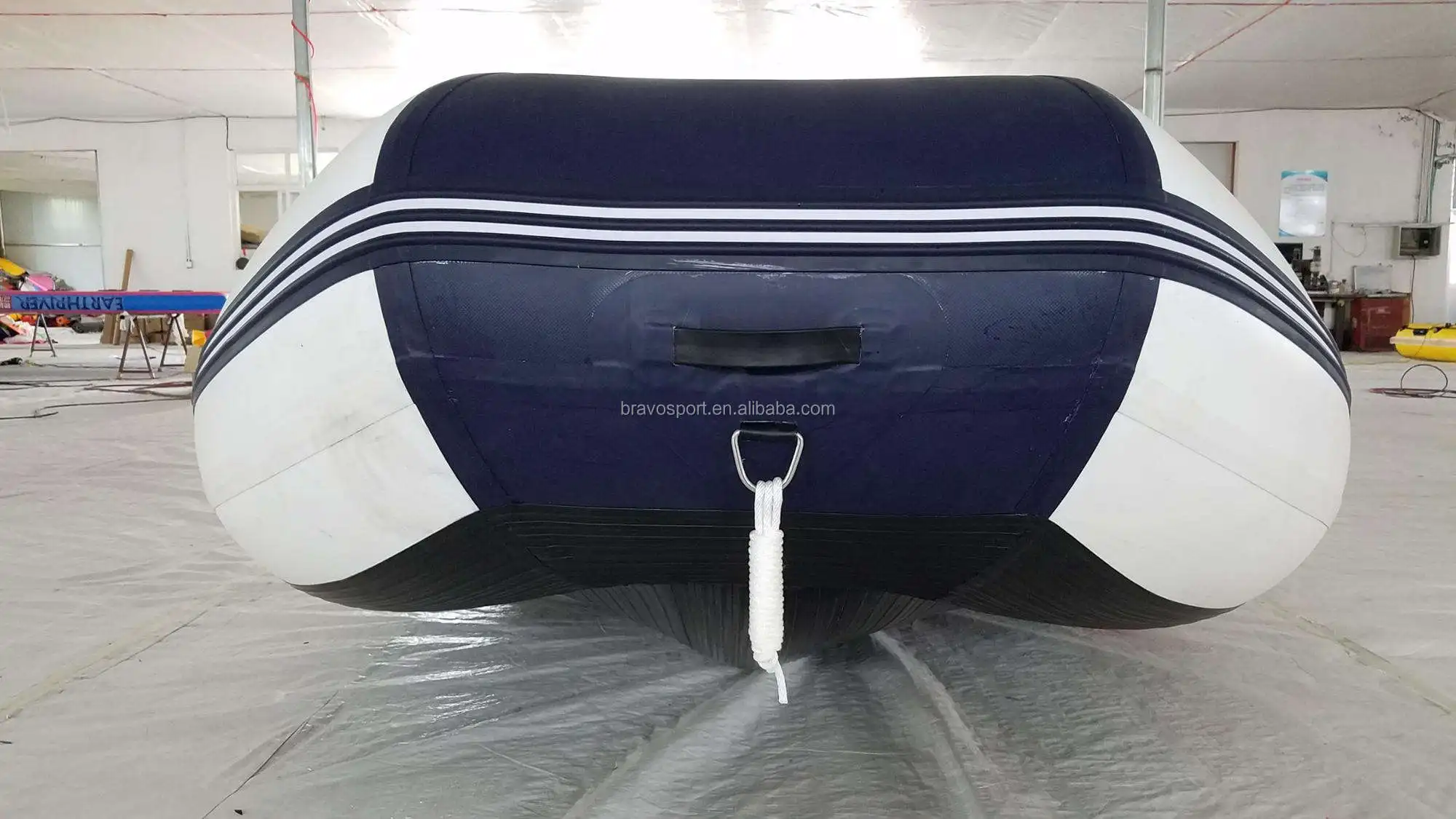 PVC or Hypalon Rigid Aluminum Floor Rescue Inflatable Boat for Sale