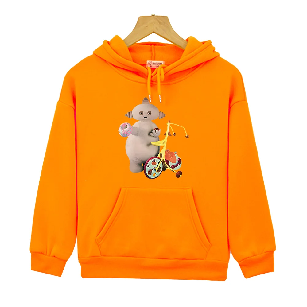 Fashionable Baby Cute Hoodies Makka Pakka Share Donuts Sweatshirt for Boys Girls Soft Long Sleeves Clothes Kids Anime Pullovers