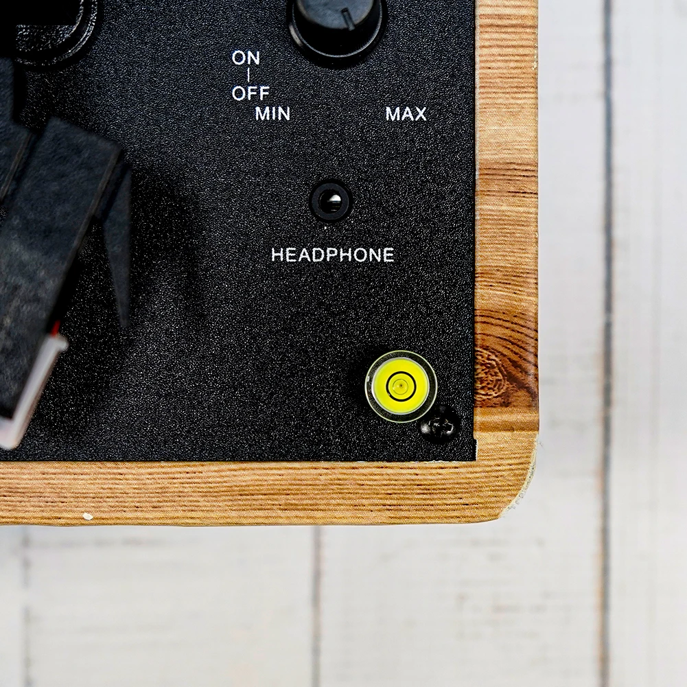 Livella a bolla Phono ad alta precisione di perline Mini livella a bolla rotonda acrilica Strumenti Strumento orizzontale per giradischi