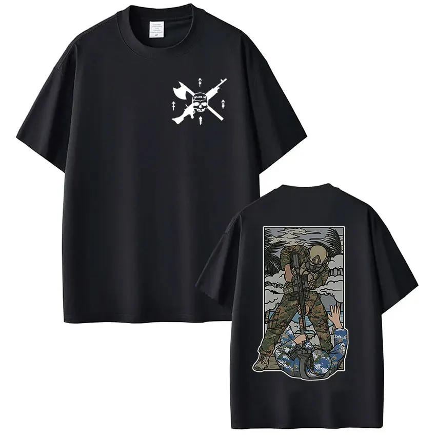 You Feel Me Bruh Forward Observations Group Skeleton T-shirt Men's Women Fashion Gothic Oversized Casual Short Sleeve T Shirts