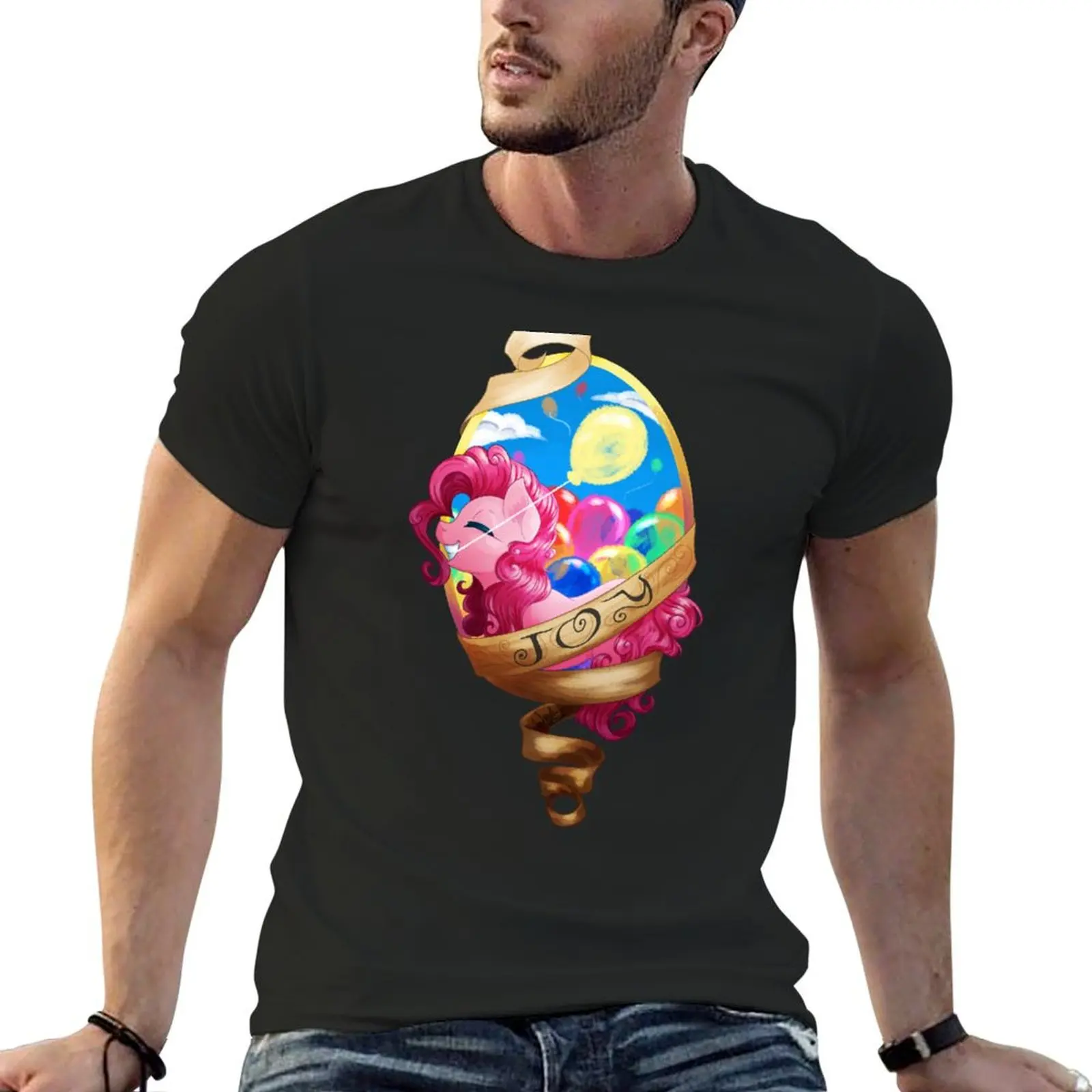 Pinkie Pie Medallion - Joy T-shirt cute clothes blacks sublime mens tall t shirts