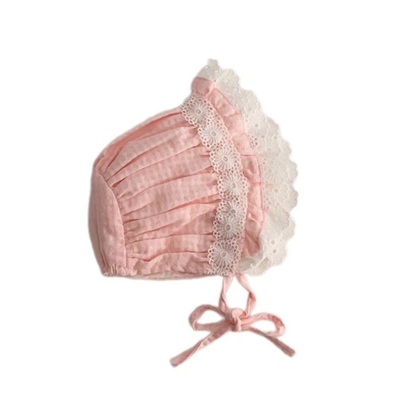

Toddlers Sun Hat Newborns Photography Props Princess Hat Little Girl Cotton Hat Spring Bonnet Caps Sun Protections Hat