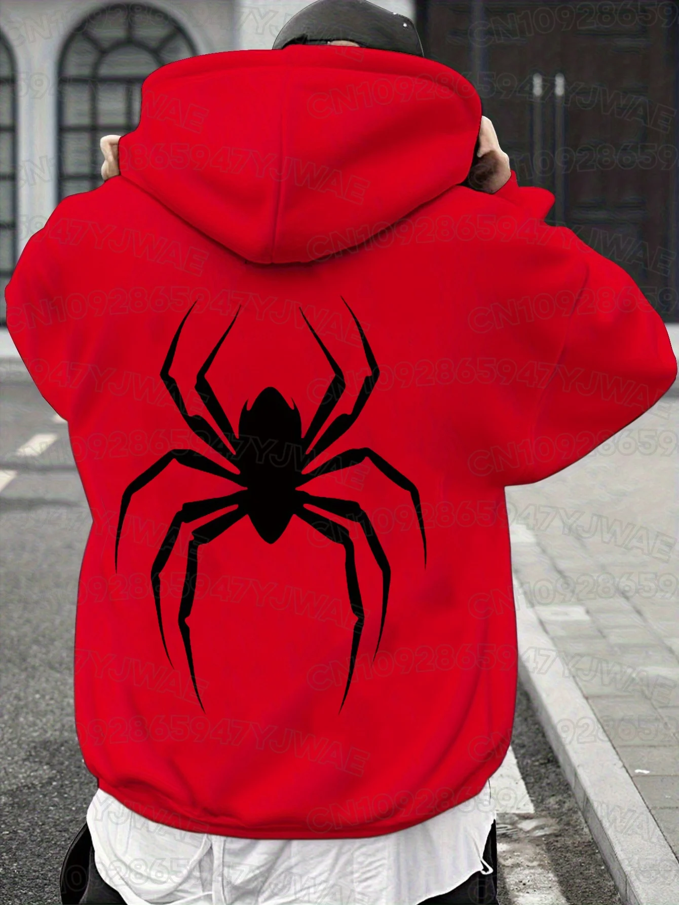 Autumn and Winter Spider Hoodie Men's Women's Streetwear Harajuku Graphic Hooded Punk Gothic Y2K Clothes Couple Sweatshirt