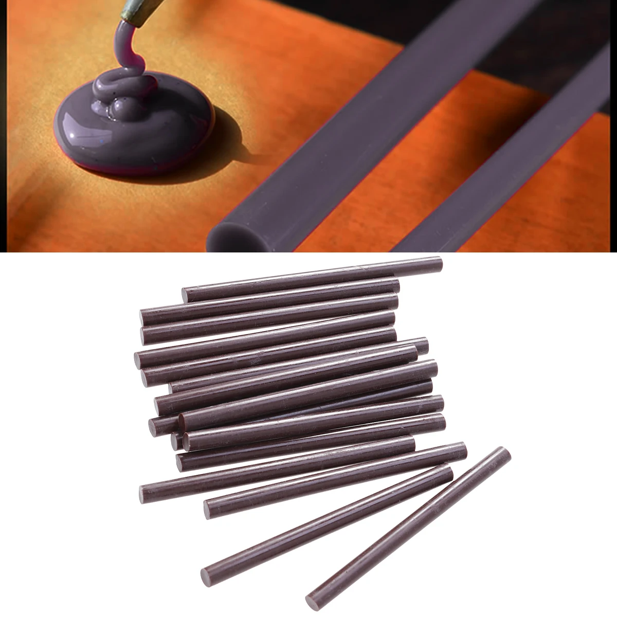 

16pc Hot Adhesive Sticks Glue Sticks Colored Bulk Super Adhesive for Fabric Craft School Projects Home Repair Hardware